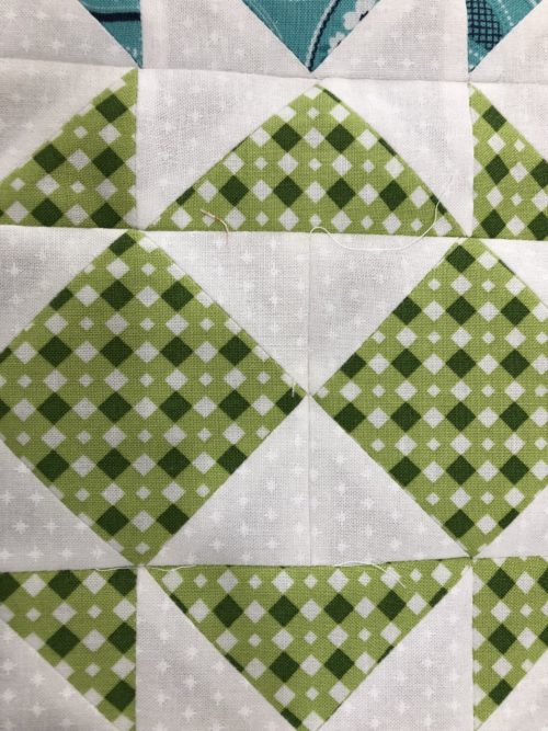 Clementine QAL BLock 4 – Coconut Cross