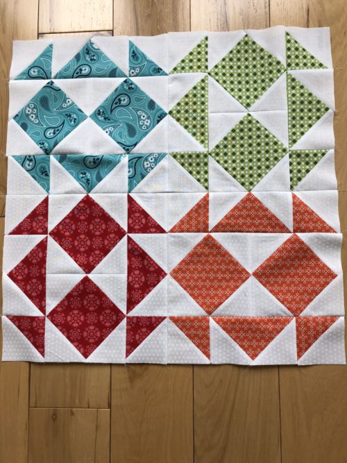 Coconut Cross Quilt Block